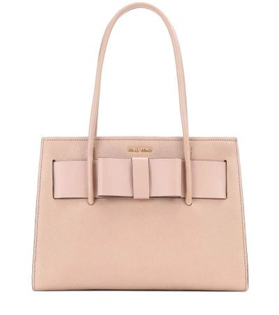 Miu Miu Leather Tote