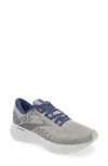 Brooks Glycerin 20 Running Shoe In Alloy/ Grey/ Blue Depths