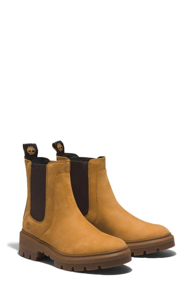 Timberland Women's Cortina Valley Chelsea Boots Women's Shoes In Wheat Nubuck