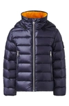 Mackage Kids' Billy Water Repellent 800 Fill Power Down Recycled Nylon Puffer Jacket In Navy
