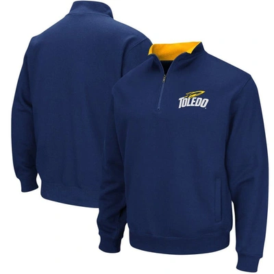 Colosseum Navy Toledo Rockets Tortugas Logo Quarter-zip Jacket