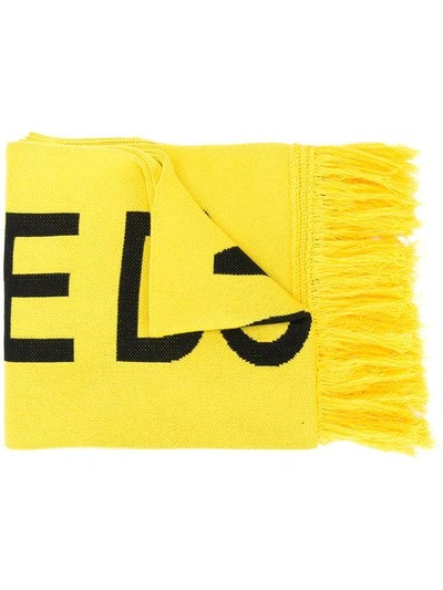 Off-white Fire Tape Scarf - Yellow
