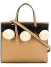 Marc Jacobs Bead And Pompom Tote - Nude & Neutrals