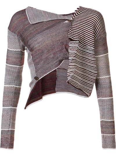 Vivienne Westwood Andreas Kronthaler For  Cropped Patchwork Cardigan - Multicolour