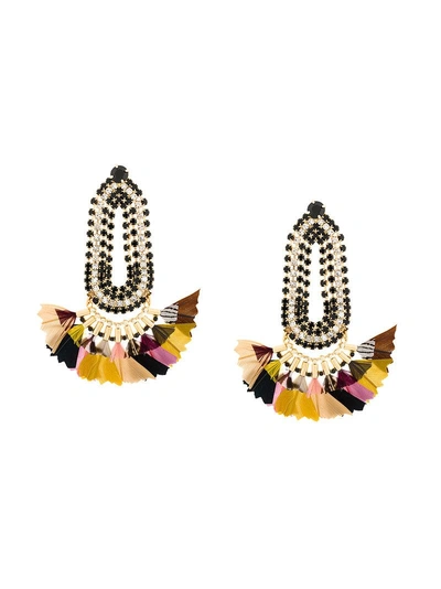 Gas Bijoux Trevise Feather Earrings - Multicolour