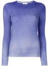 Agnona Long Sleeved Knit Top - Blue