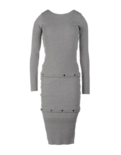 Pinko Midi Dresses In Grey