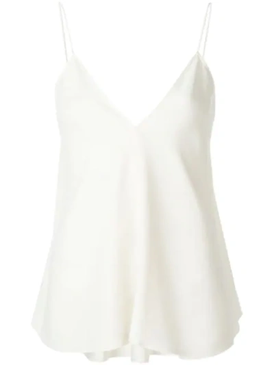 Theory Draped Tank Top In White