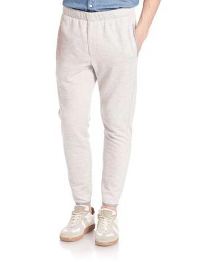 Theory Pannos Axis Terry Pants In Light Heather