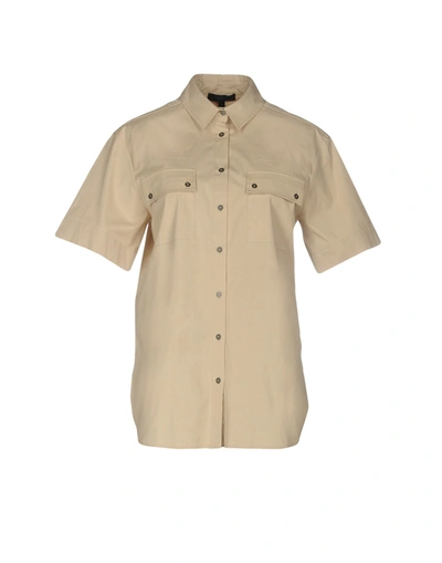 Belstaff Solid Color Shirts & Blouses In Beige