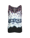 Altuzarra Silk Top In Dark Blue