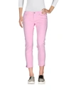 Dondup Denim Capris In Pink