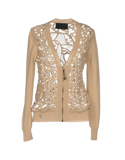 Philipp Plein Cardigan In Sand