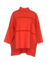 French Connection Turtleneck In Red