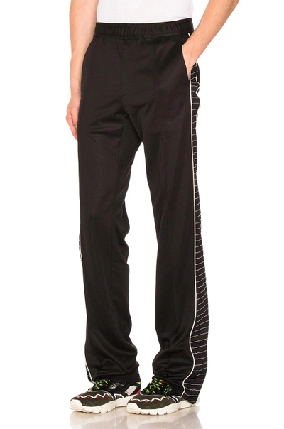 Valentino Pants With Embroidered Bands In Black