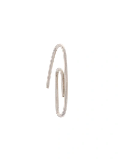 Biis Paper Clip Earring In Metallic