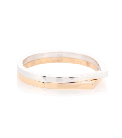 Repossi Antifer 18kt White And Rose Gold Ring