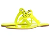 Tory Burch Miller Flip Flop Sandal In Fluo Yellow
