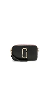 Marc Jacobs Snapshot Camera Bag In Black & Chianti