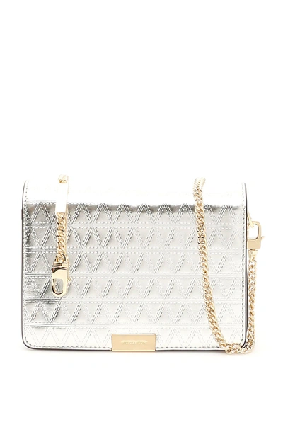 Michael Michael Kors Clutch With Strap In Champagne|metallico
