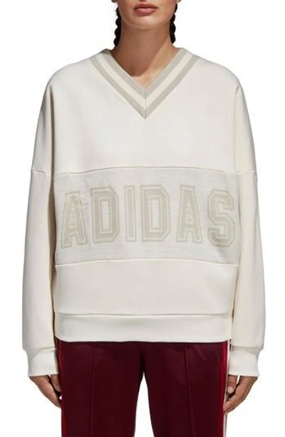 Adidas Originals Originals Adibreak Sweatshirt In Chalk White/ Chalk White