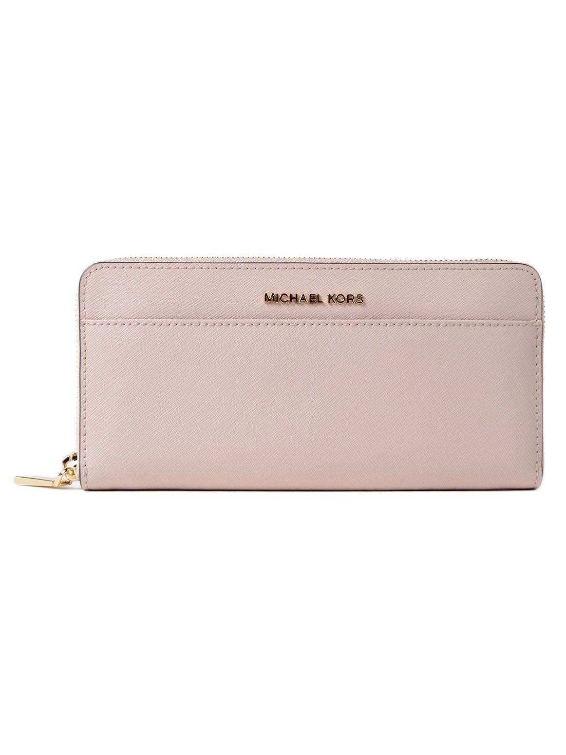 Michael Kors Zip Around Wallet In Soft Pink | ModeSens