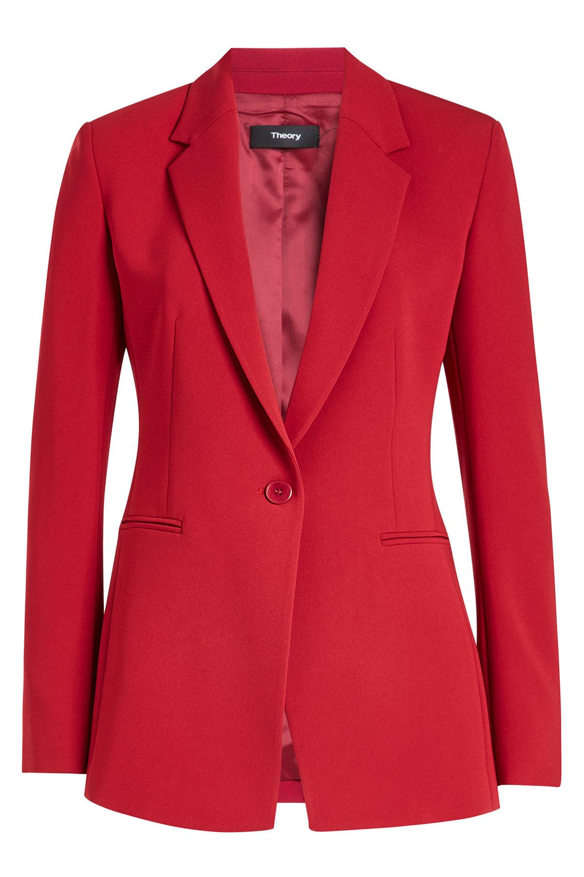 theory red suit