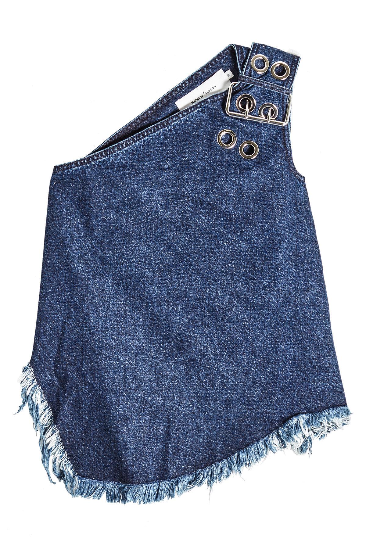 marques almeida denim top