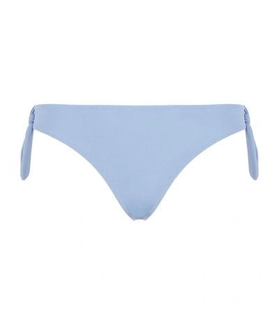 Stella Mccartney Timeless Basics Classic Bikini Bottoms In Infinity Blue