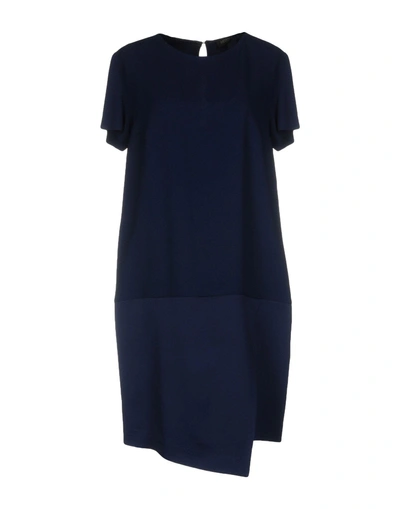 Antonelli Short Dress In Dark Blue