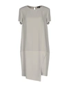 Antonelli Short Dress In Light Grey