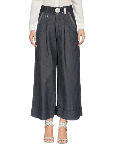 High Casual Pants In Lead