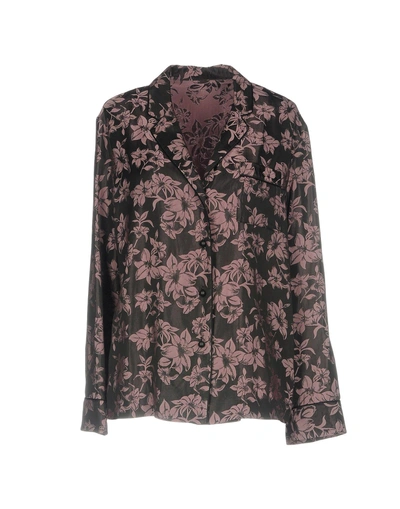 Pinko Floral Shirts & Blouses In Light Purple