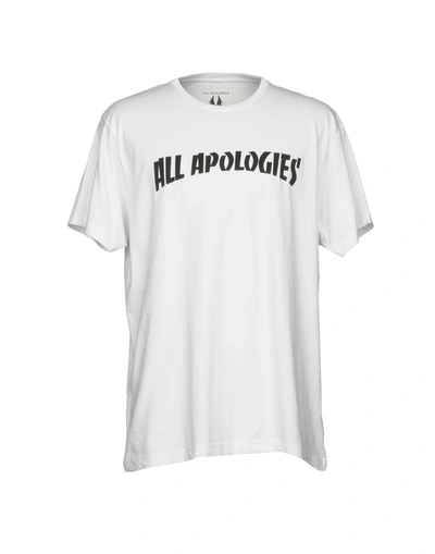 All Apologies T-shirts In White