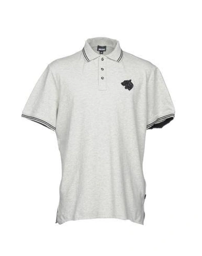 Just Cavalli Polo Shirts In Grey