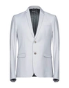 Patrizia Pepe Suit Jackets In Light Grey