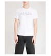 Kenzo Logo-print Cotton-jersey T-shirt In White