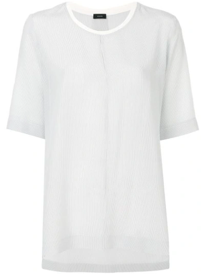Joseph Short-sleeve Blouse In White
