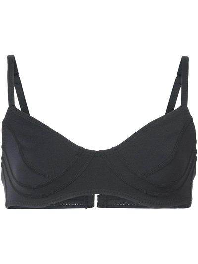 Cynthia Rowley Bailey Bikini Top - Black