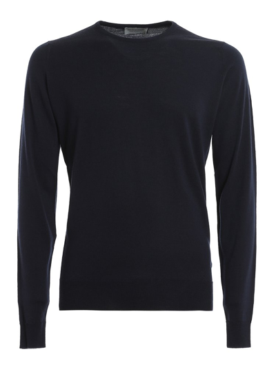 John Smedley Lundy Knitted Jumper In Green