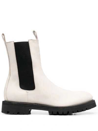 Officine Creative Chelsea Mid-calf Boots In White