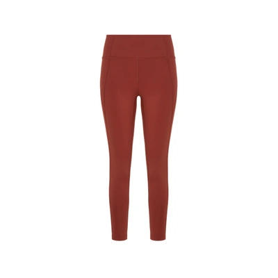 Girlfriend Collective Luxe Legging In Red