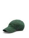 Balenciaga Logo-embroidered Cotton Cap In Green