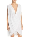 Athena Bazaar Beauty Wrap Swim Cover-up In White