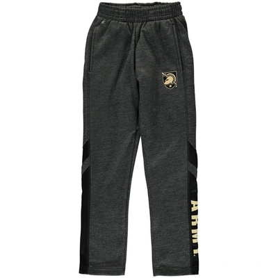 Colosseum Kids' Youth  Heathered Charcoal Army Black Knights Fleece Pants