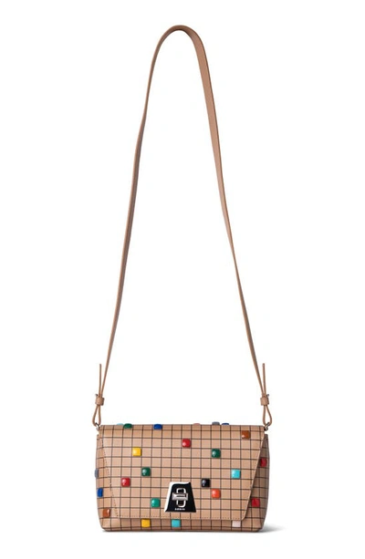 Akris Small Anouk The Order Of Things Crossbody Bag In Cordage/ Multicolor