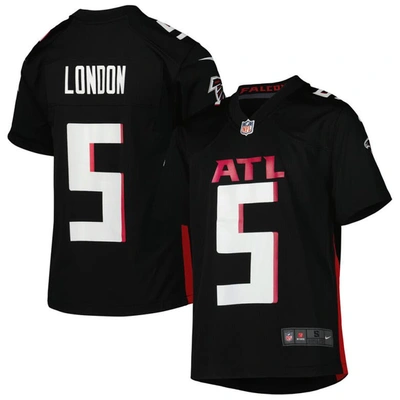 Nike Kids' Youth  Drake London Black Atlanta Falcons Game Jersey