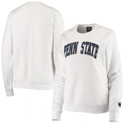 Colosseum White Penn State Nittany Lions Campanile Pullover Sweatshirt
