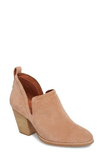 Jeffrey Campbell Rosalee Bootie In Mustard Suede