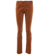 Ag Prima Mid-rise Corduroy Cigarette Jeans In Canyon Rock